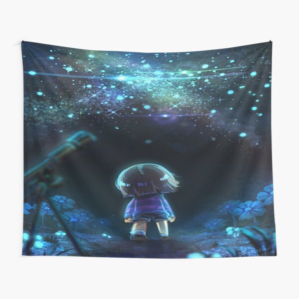 Starry Night (Undertale) Tapestry