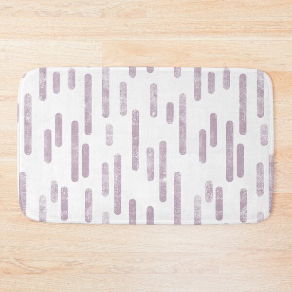 Item preview, Inky Rounded Lines Pattern | Mauve on White designed and sold by itsjensworld.