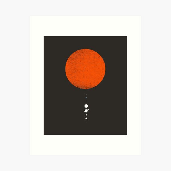 Item preview, Minimal Solar System designed and sold by geekchic tees.