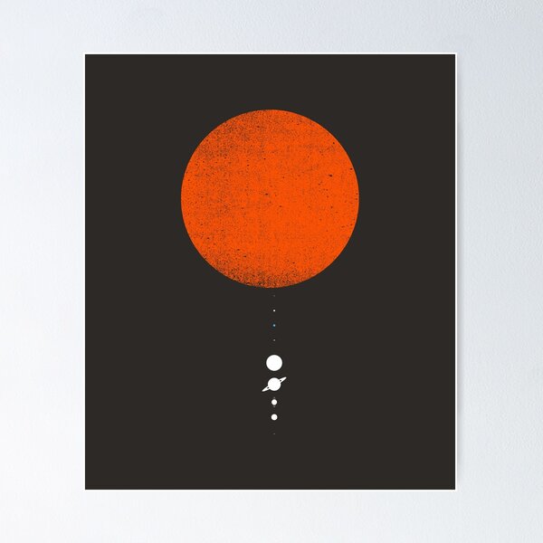 Item preview, Minimal Solar System designed and sold by geekchic tees.