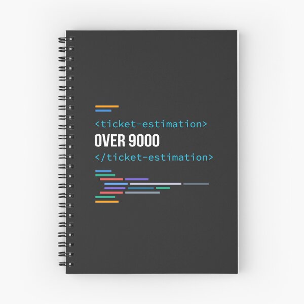 Item preview, Developer Ticket Estimation Over 9000 designed and sold by bliptee.