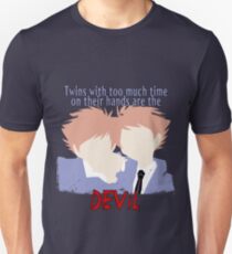 Twins with too much time on their hands Unisex T-Shirt