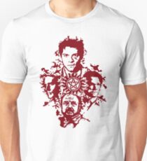 Supernatural Portraits in blood Unisex T-Shirt