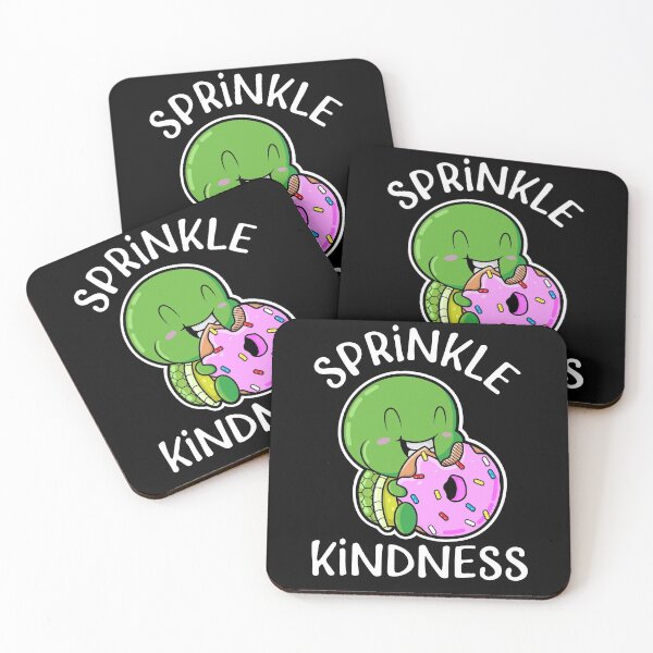 Item preview, Baby Turtle Eating a Sprinkled Doughnut Sprinkle Kindness designed and sold by swiftyspade.