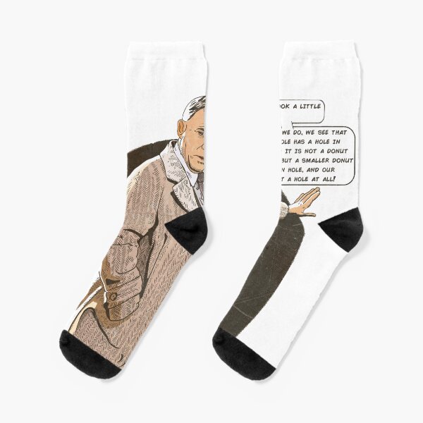 Knives Out - Donut/Doughnut Quote Socks