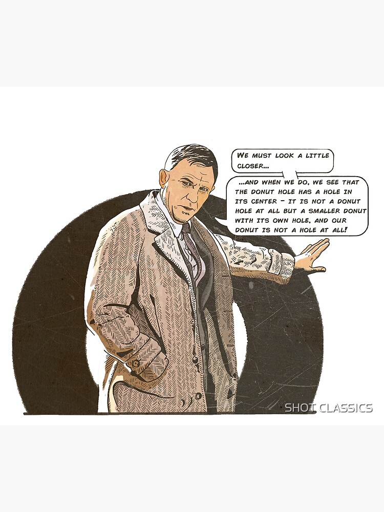 "Knives Out Donut/Doughnut Quote" Poster by sgrogers1985 Redbubble