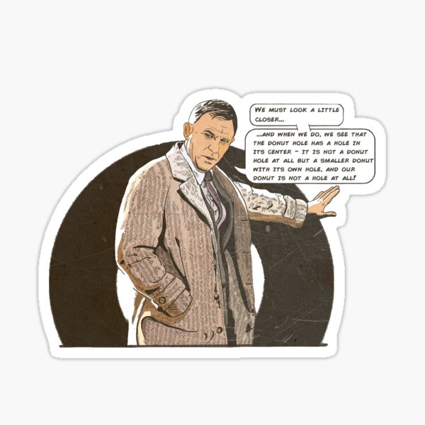 Knives Out - Donut/Doughnut Quote Sticker