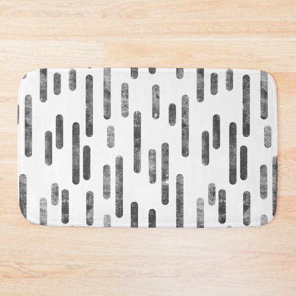 Item preview, Inky Rounded Lines Pattern | Graphite on White designed and sold by itsjensworld.