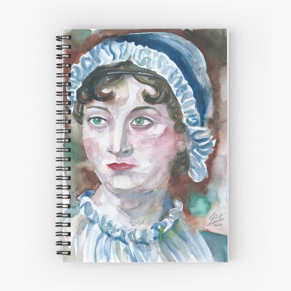 Item preview, JANE AUSTEN - watercolor portrait.2 designed and sold by lautir.