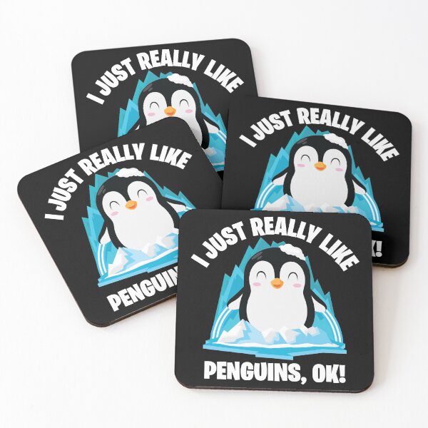 Item preview, Funny Penguin Cute I Just Really Like Penguins OK designed and sold by swiftyspade.