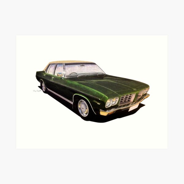 1971 HQ Holden Statesman DeVille Art Print