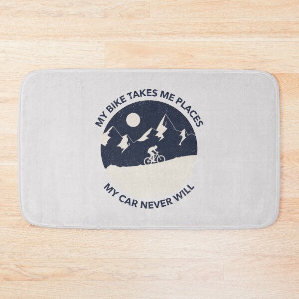 Item preview, Cycling_my bike takes me places my car never will designed and sold by mcamedia.
