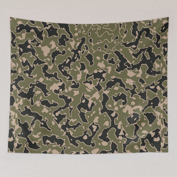 Item preview, Military Camouflage Palette Knife Patterns in Green, Beige and Black designed and sold by ShopieHome.