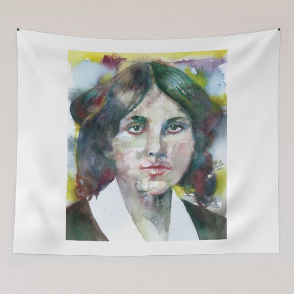 Item preview, LOUISA MAY ALCOTT watercolor portrait.1 designed and sold by lautir.