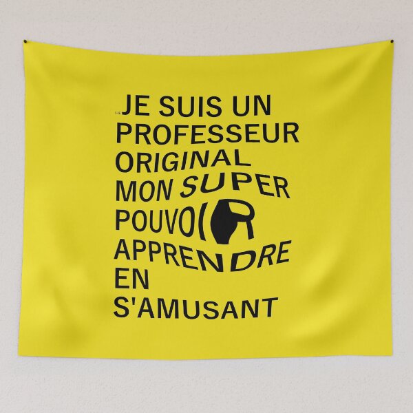Aperçu de l'œuvre Professeur original apprendre en s'amusant. créée et vendue par Ralek.