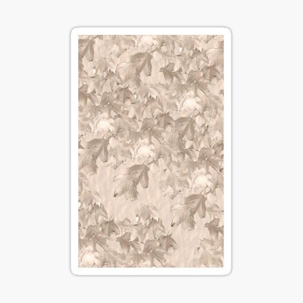 Autumn leafs Pale Sticker