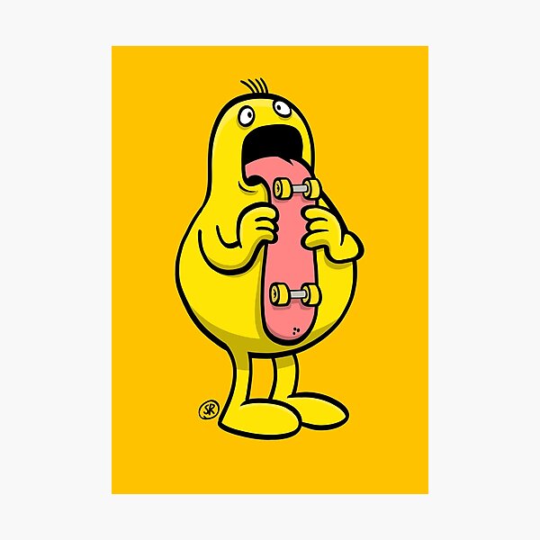 Skate tongue (Yellow) Photographic Print