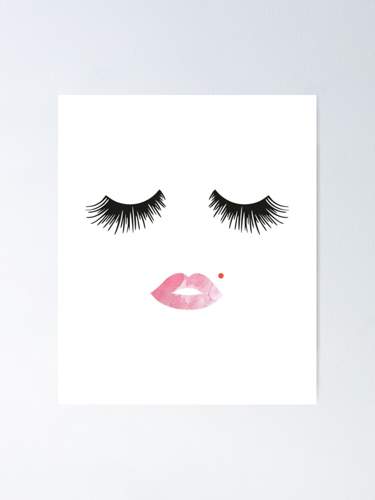 Eyelash Lips Lipstick Lash T-Shirt Eyelash Lips Lipstick Lash T-Shirt