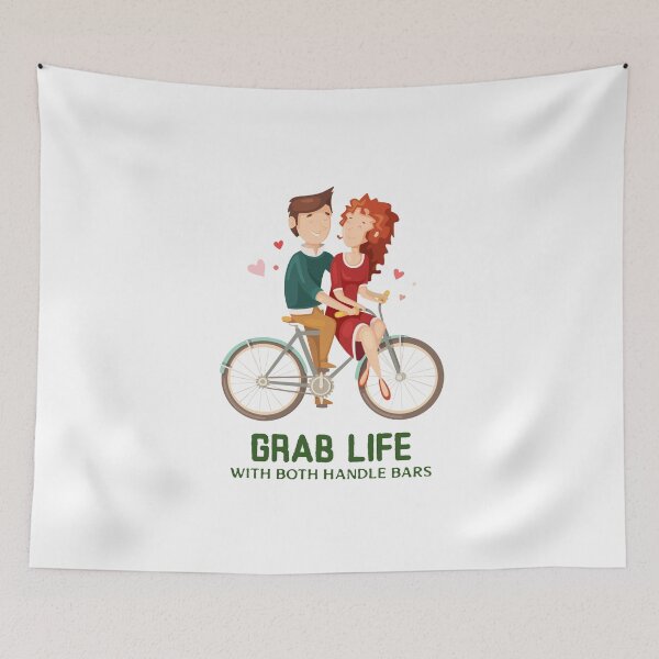 Item preview, Cycling_grab life with both handle bars designed and sold by mcamedia.