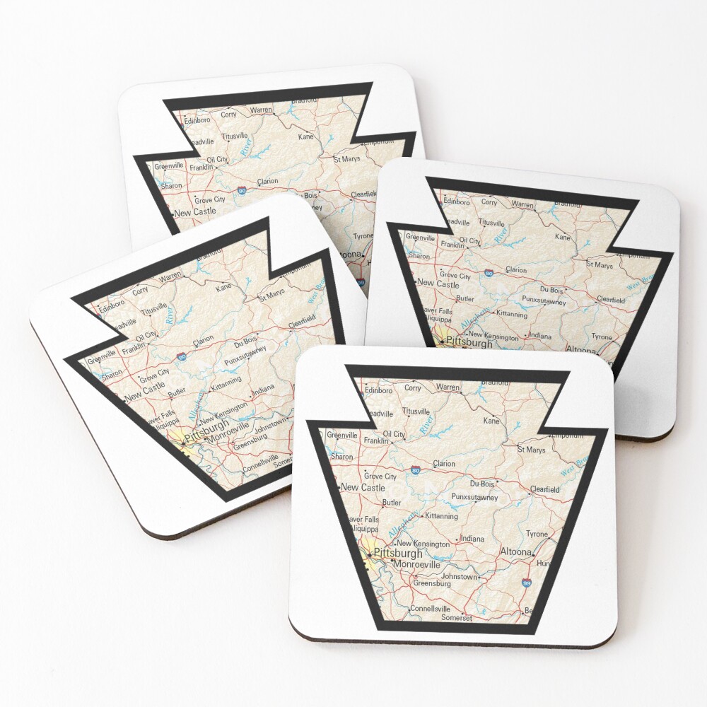 Item preview, Coasters (Set of 4) designed and sold by YeagerBombs.
