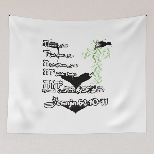 Item preview,  what Jesus did for us. JHWH means in hebrew: hand designed and sold by Treemonk.