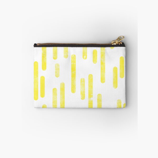 Item preview, Inky Rounded Lines Pattern | Bright Yellow on White designed and sold by itsjensworld.