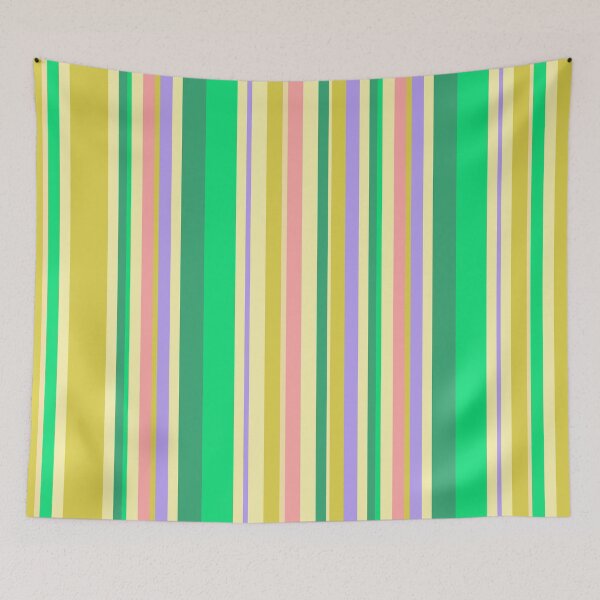 Item preview, Spring Candy Stripes designed and sold by HomeLivingCo.