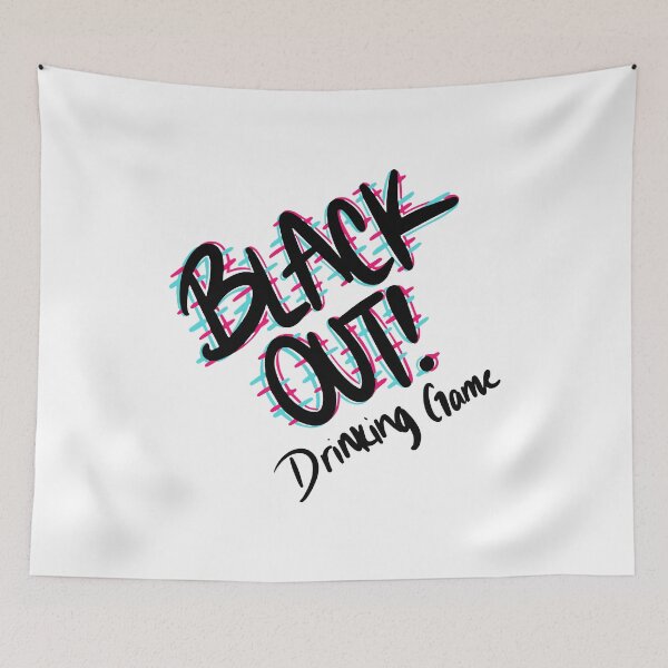 Item preview, Black Out stickers, black out drinking game stickers, drinking game stickers designed and sold by TekknoOutfits.