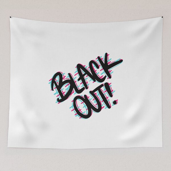 Item preview, Black Out shirt, black out drinking game shirt, drinking game stickers, black out stickers designed and sold by TekknoOutfits.