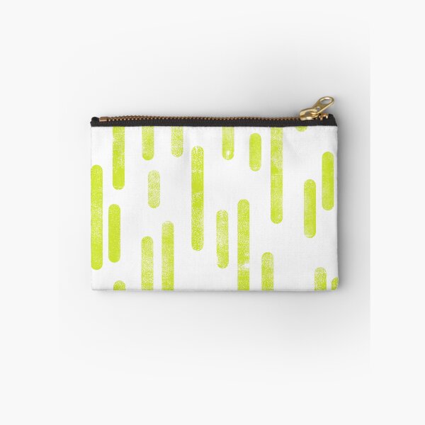 Item preview, Inky Rounded Lines Pattern | Bright Lime Green on White designed and sold by itsjensworld.
