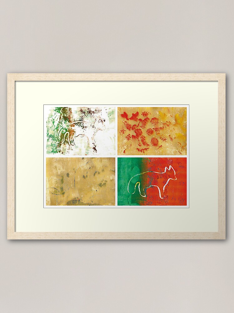 Alternate view of Fox's mind Framed Art Print
