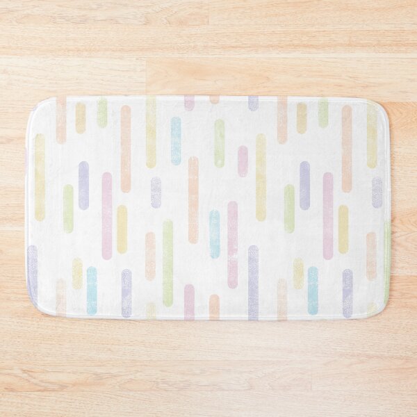 Item preview, Inky Rounded Lines Pattern | Mixed Pastel Colours on White designed and sold by itsjensworld.