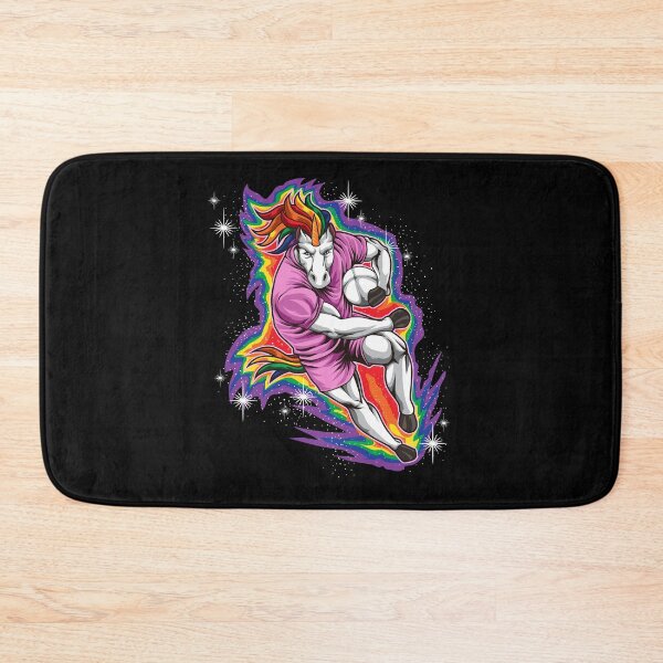 Item preview, Rugby Unicorn - Pushing On The Rainbow designed and sold by anziehend.
