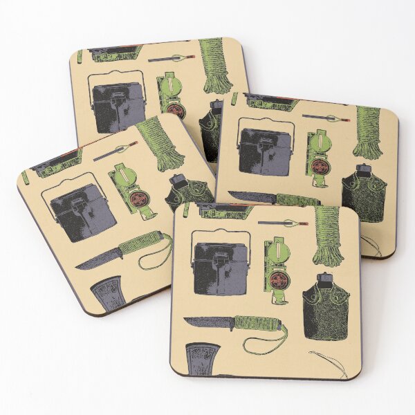 Item preview, Survival Gear - retro design designed and sold by POSTERAMALA.
