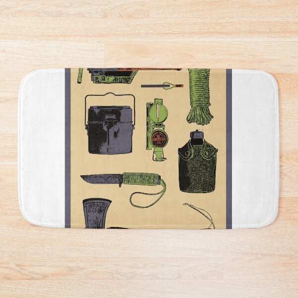 Item preview, Survival Gear - retro design designed and sold by POSTERAMALA.