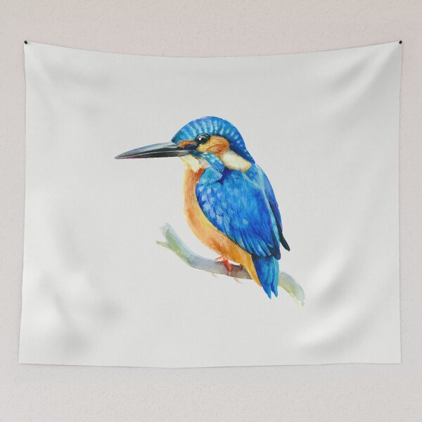 Item preview, Kingfisher (watercolor) designed and sold by Elenanaylor.