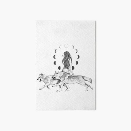 Run With The Wolves Art Board Print