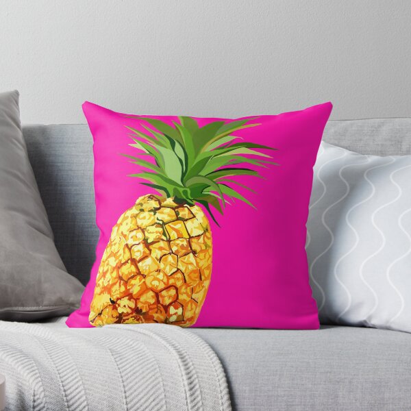 Pineapple throw online pillows