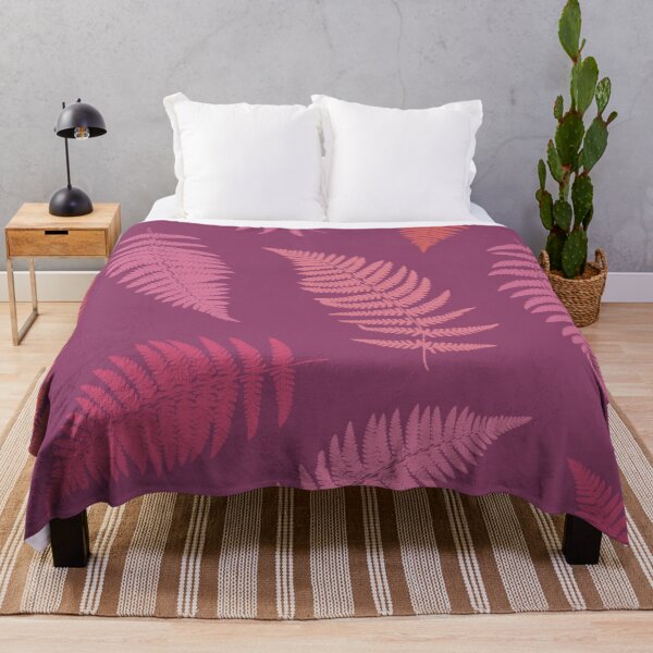 Item preview, Fern tropical pink and orange seamless pattern. designed and sold by designer437.