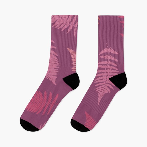 Item preview, Fern tropical pink and orange seamless pattern. designed and sold by designer437.