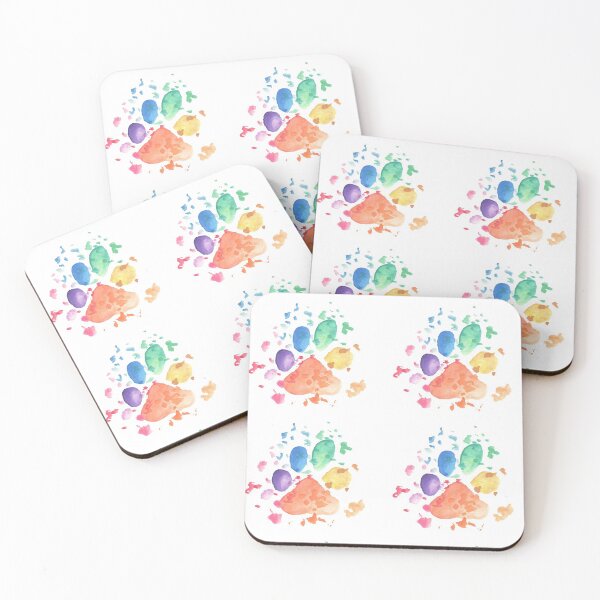 Item preview, Watercolor Paw Print designed and sold by Gingerandcats.