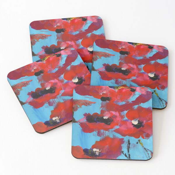 Item preview, Fresh Abstract Poppies designed and sold by Alexis Bonavitacola.