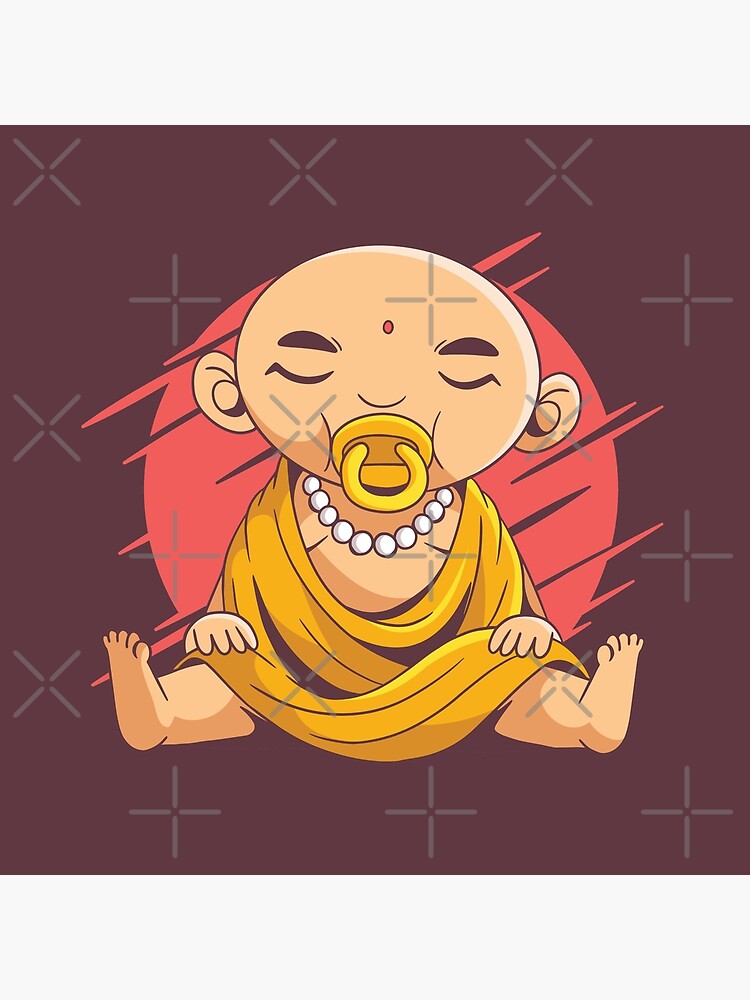 Tote Bag Bouddha Bebe Par Ibruster Redbubble