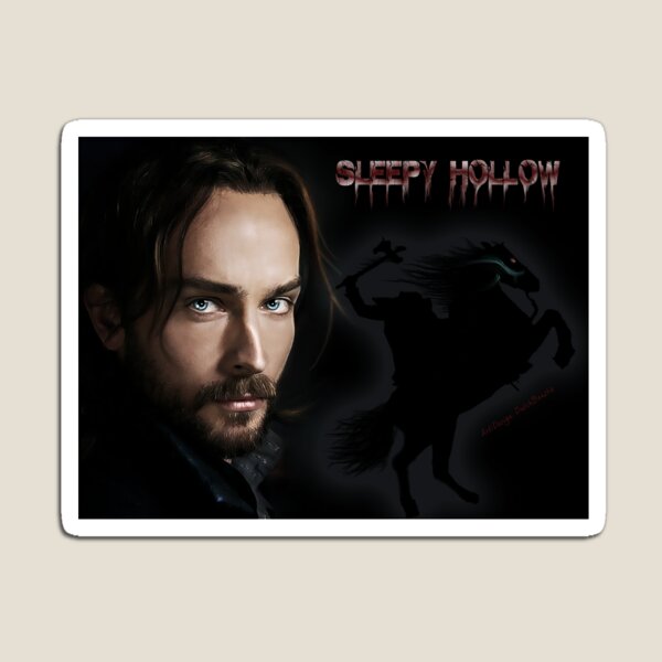 Ichabod and The headless horseman Magnet