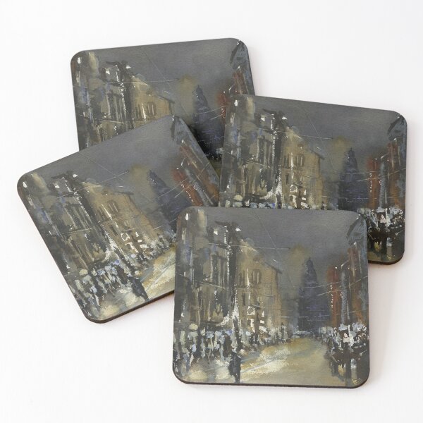Item preview, Painting of street in historic center of Amsterdam, Netherlands.  designed and sold by rfoxphoto.