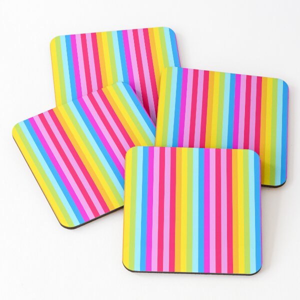 Item preview, Rainbow Inspired Roman Stripes designed and sold by HomeLivingCo.