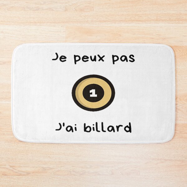 Aperçu de l'œuvre Je peux pas - J ai billard créée et vendue par Omeris.