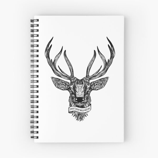 Item preview, Deer, deer head, mandala designed and sold by DerSenat.
