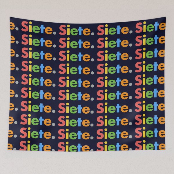 Item preview, Siete Séptimo Cumpleaños designed and sold by JackCurtis1991.