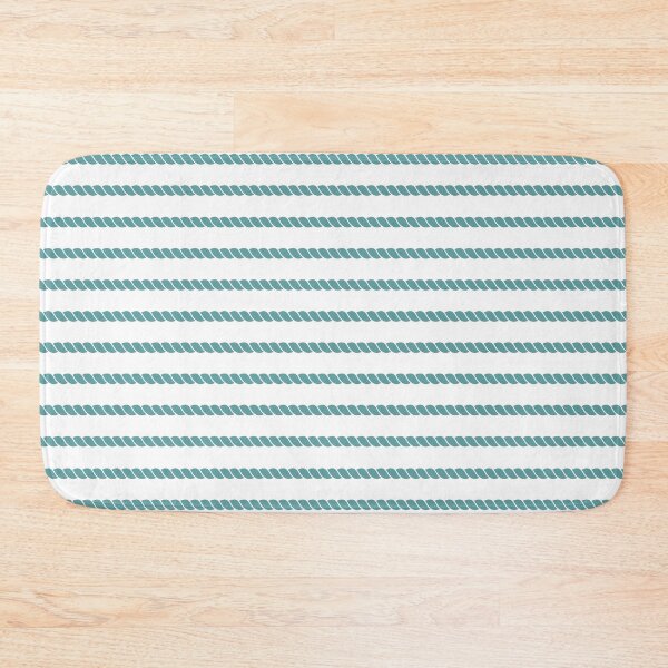 Item preview, Cadet Blue Rope Stripes designed and sold by HomeLivingCo.